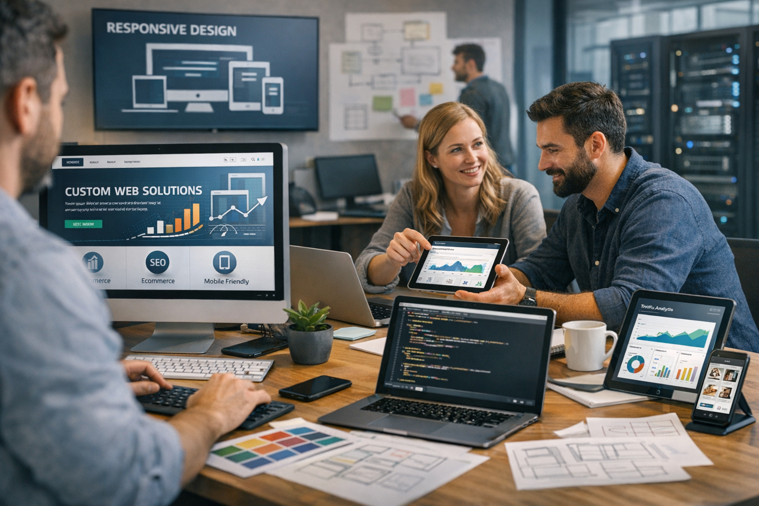 Hvordan skræddersyede webløsninger kan styrke din virksomheds online tilstedeværelse